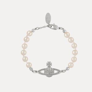 Vivienne Westwood Mini Bas Relief Pearl Bracelet